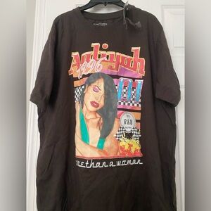 Aaliyah Graphic Merch T-Shirt 🏁🎶🔥